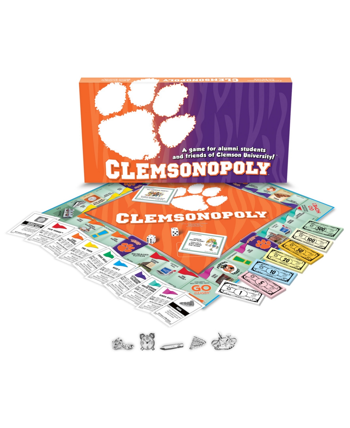 Late For The Sky Kids' Clemsonopoly Board Game In Multi
