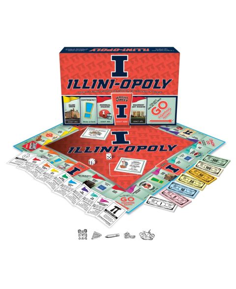 Детская настольная игра Late for the Sky Illiniopoly Board Game, от 8 лет