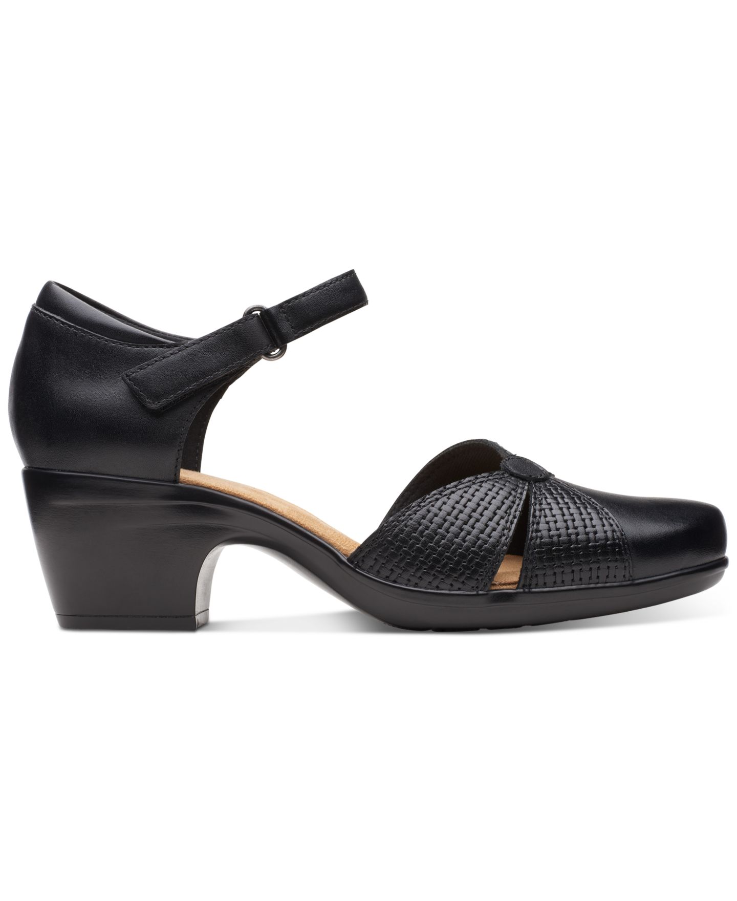 Женские сандалии Clarks Collection Emily Rae, цвет: Чёрный кожаный — фото 2