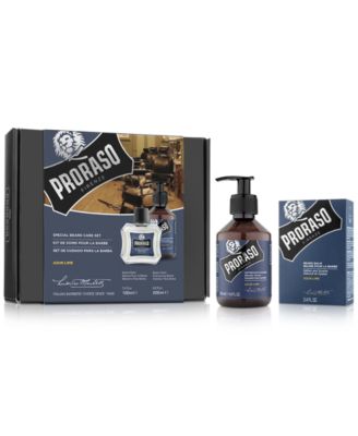 2-Pc. Beard Care Set For New Or Short Beards - Azur Lime Scent