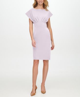 macy's calvin klein scuba dress