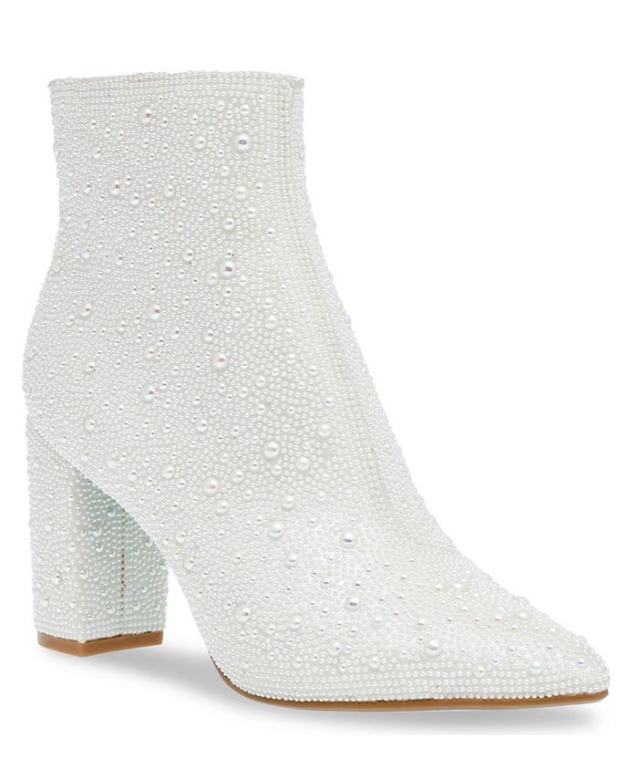 blue by betsey johnson cady evening booties