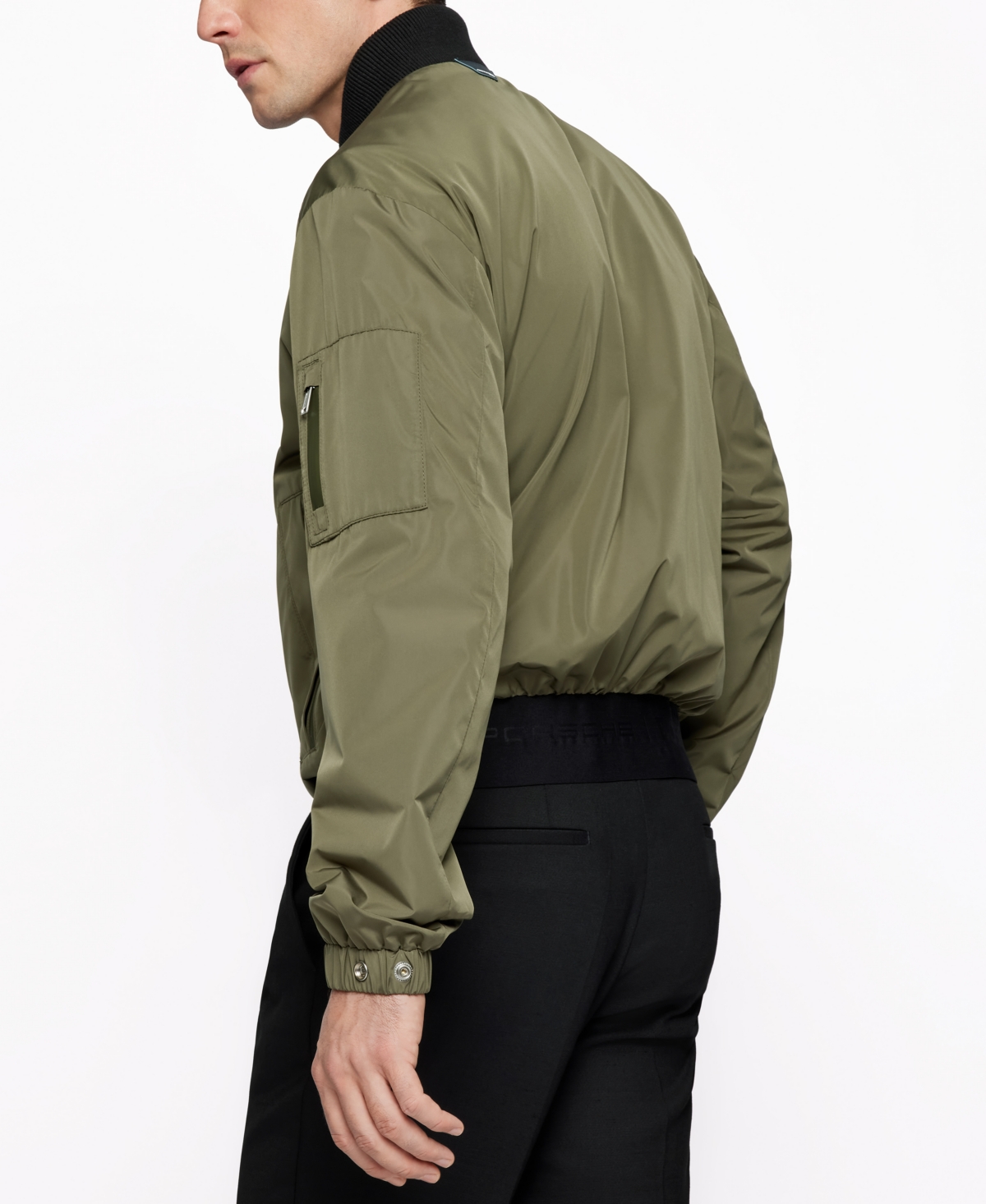 Hugo Boss Boss By  Men's Water-repellent Regular-fit Jacket In Open Green