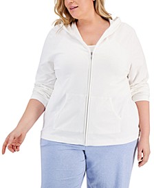 Plus Size Zip-Up Hoodie, Created for Macy's