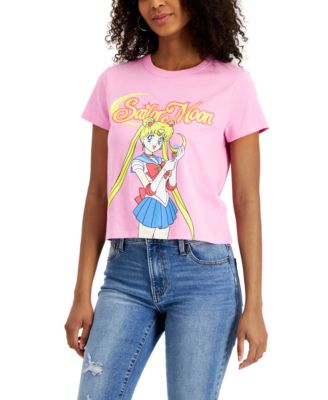 Sailor Moon - Juniors' Cropped Graphic Top