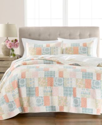 Martha Stewart Collection - Floral Tapestry Quilt, Full/Queen, Created for Macy's