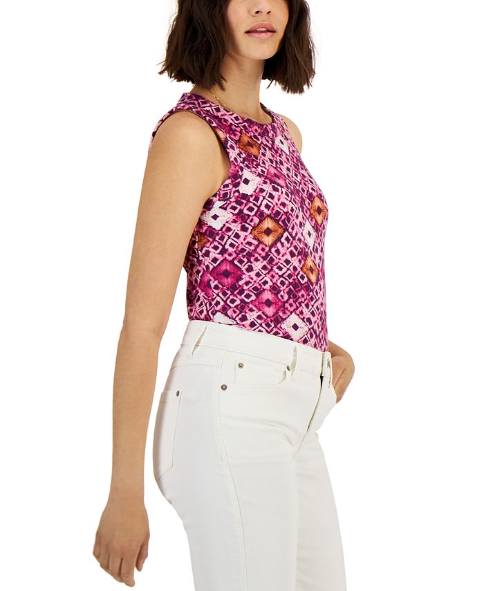 macy's inc sleeveless tops