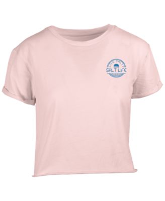 Salterrific Cotton Cropped T-shirt 