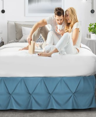 Bedding 14" Tailored Pinch Pleated Bedskirt, Full