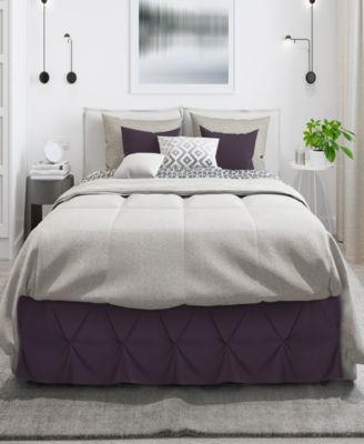 Bedding 14" Tailored Pinch Pleated Bedskirt, Full