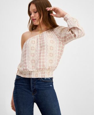 Hippie Rose - Juniors' One-Shoulder Top