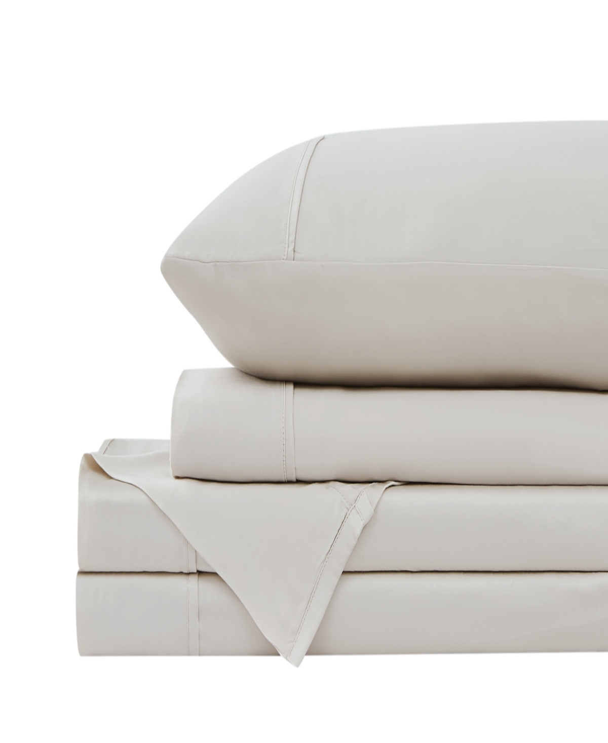 Southshore Fine Linens Premium Luxury Extra Deep Pocket Sheet 4-piece Set, California King In Bone