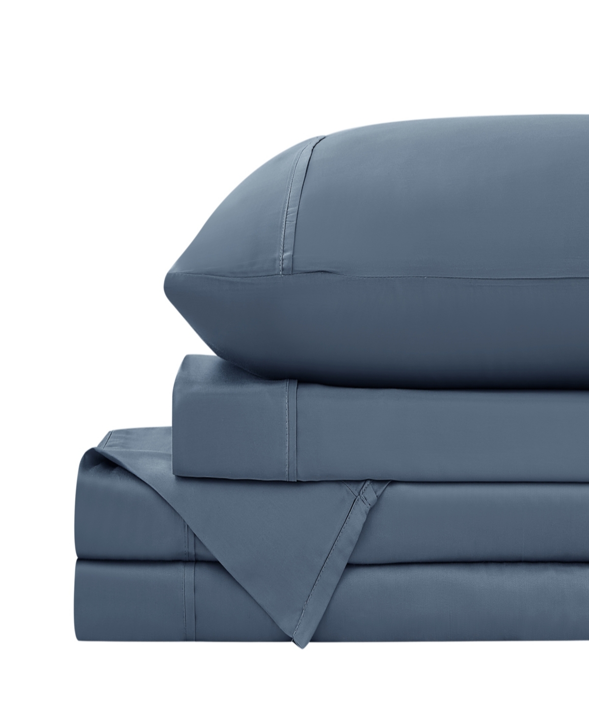 Southshore Fine Linens Premium Luxury Extra Deep Pocket Sheet 4-piece Set, California King In Steel Blue