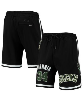 Men's Giannis Antetokounmpo Black Milwaukee Bucks Player Replica Shorts