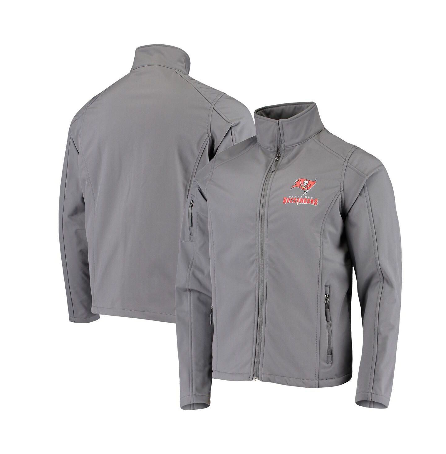 Мужская куртка Dunbrooke Pewter Tampa Bay Buccaneers Sonoma Softshell Full-Zip — фото 2