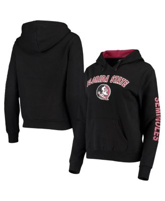 Women's Black Florida State Seminoles Loud and Proud Pullover Hoodie