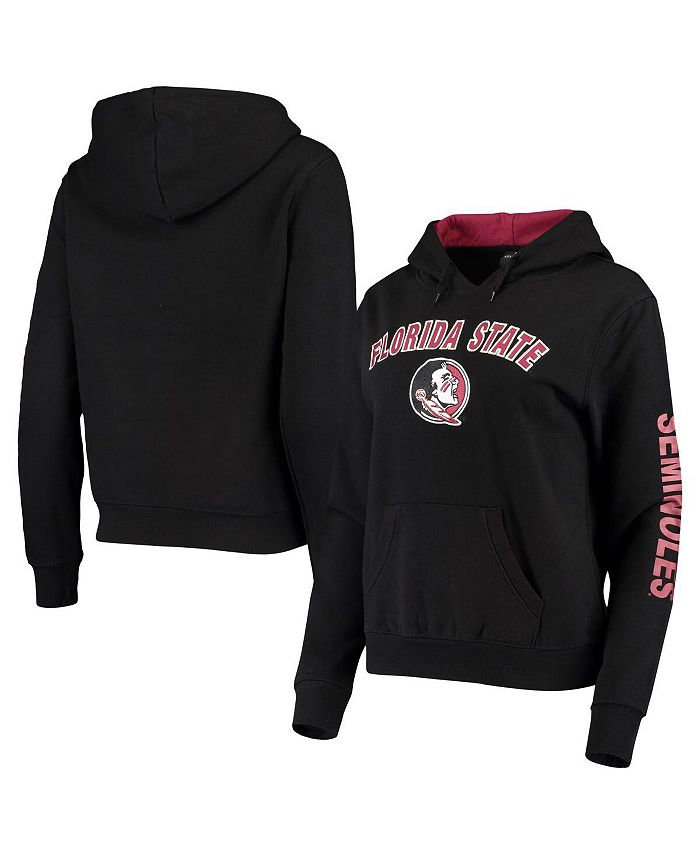 Colosseum Women's Black Florida State Seminoles Loud and Proud Pullover ...