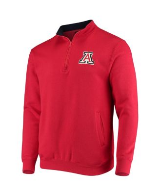 Men's Red Arizona Wildcats Tortugas Logo Quarter-Zip Jacket