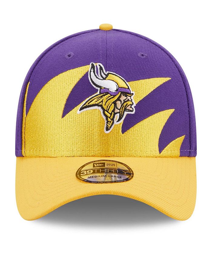 New Era Men's Purple, Gold Tone Minnesota Vikings Surge 39Thirty Flex ...