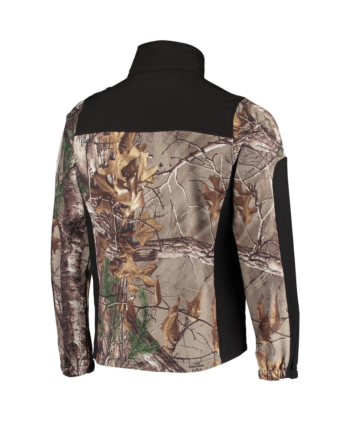 Shop Dunbrooke Men's  Realtree Camo And Black Kansas City Chiefs Circle Hunter Softshell Full-zip Jacket In Realtree Camo,black