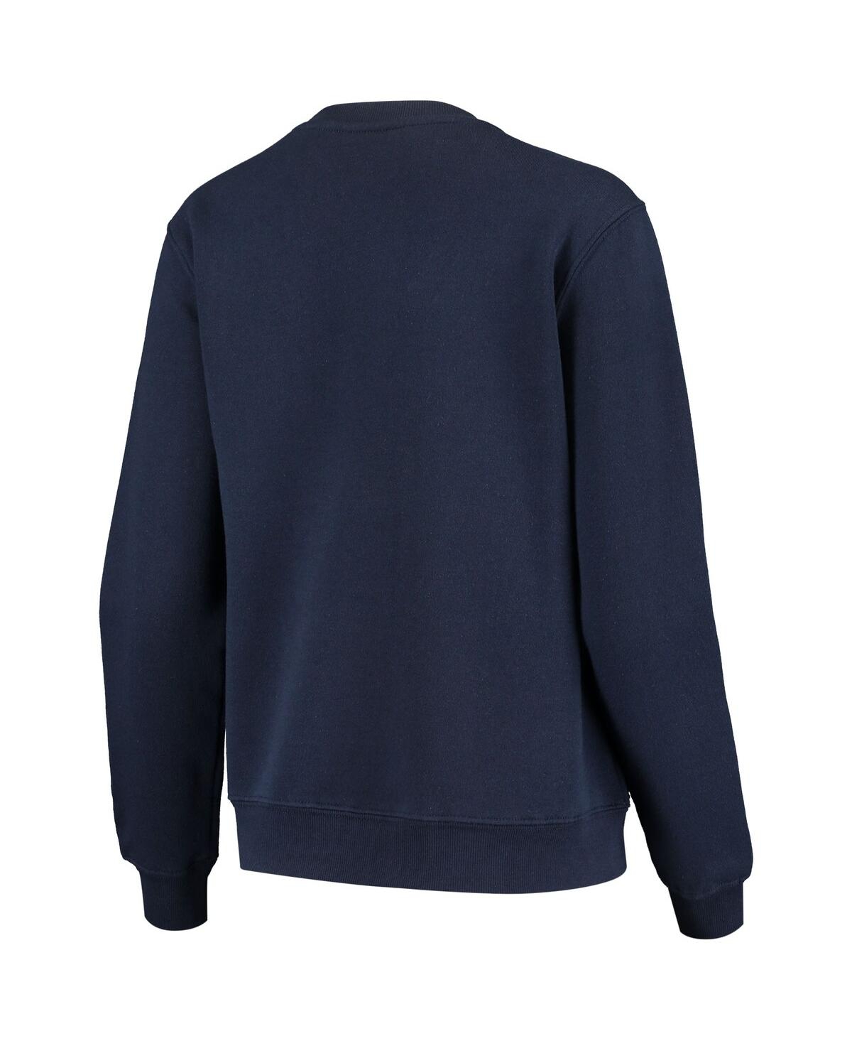 Colosseum Navy Syracuse Orange Campanile Pullover Sweatshirt In Navy