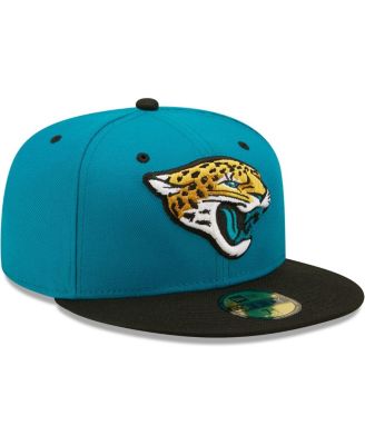 Men's Teal, Black Jacksonville Jaguars Flipside 59Fifty Fitted Hat