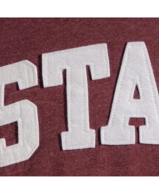 Women's Maroon Mississippi State Bulldogs Two-Hit Canyon Long Sleeve T-shirt