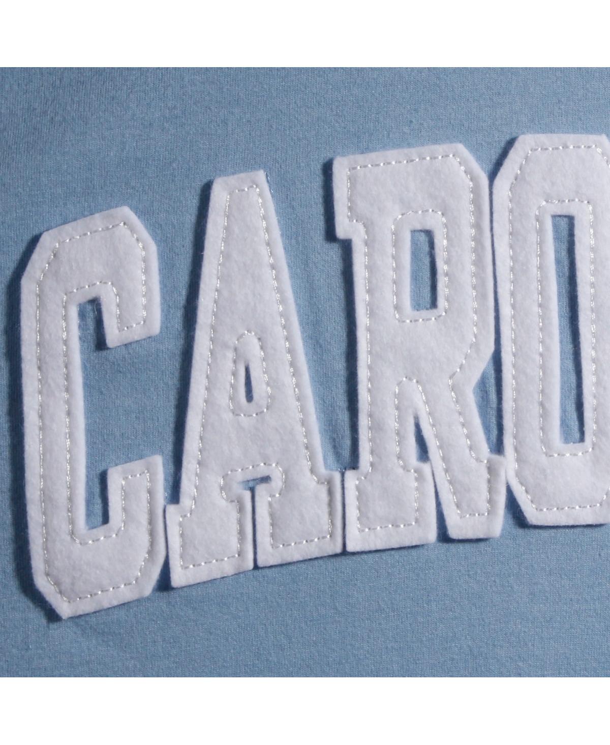 Women's PressboxNorth Carolina Tar Heels Plus Size Two-Hit Canyon Long Sleeve T-shirt - Carolina Blue