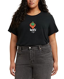 Trendy Plus Size Cropped Jordie T-Shirt