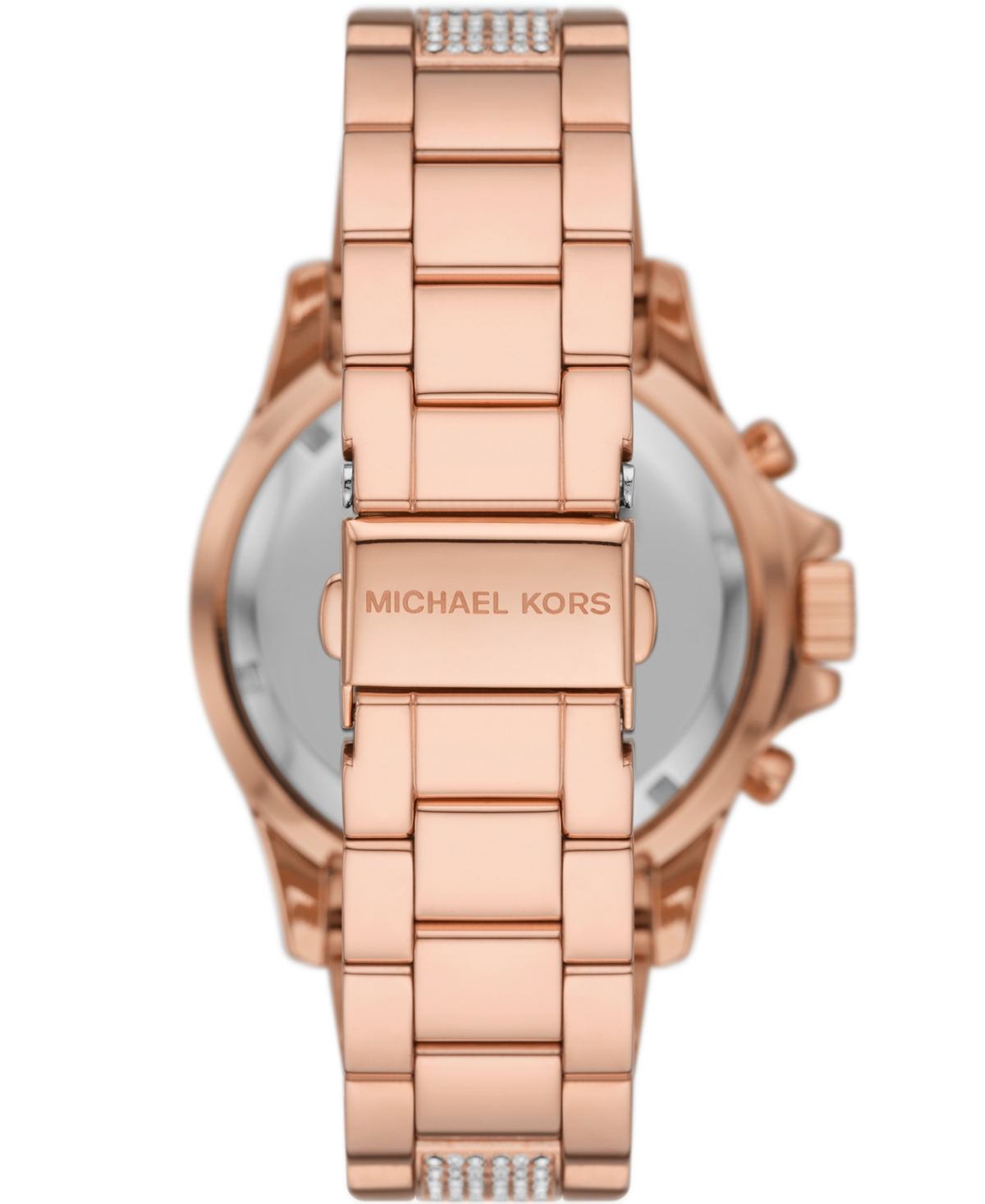 Shop Michael Kors Women's Everest Chronograph Rose Gold-tone Stainless Steel Bracelet Watch 42mm