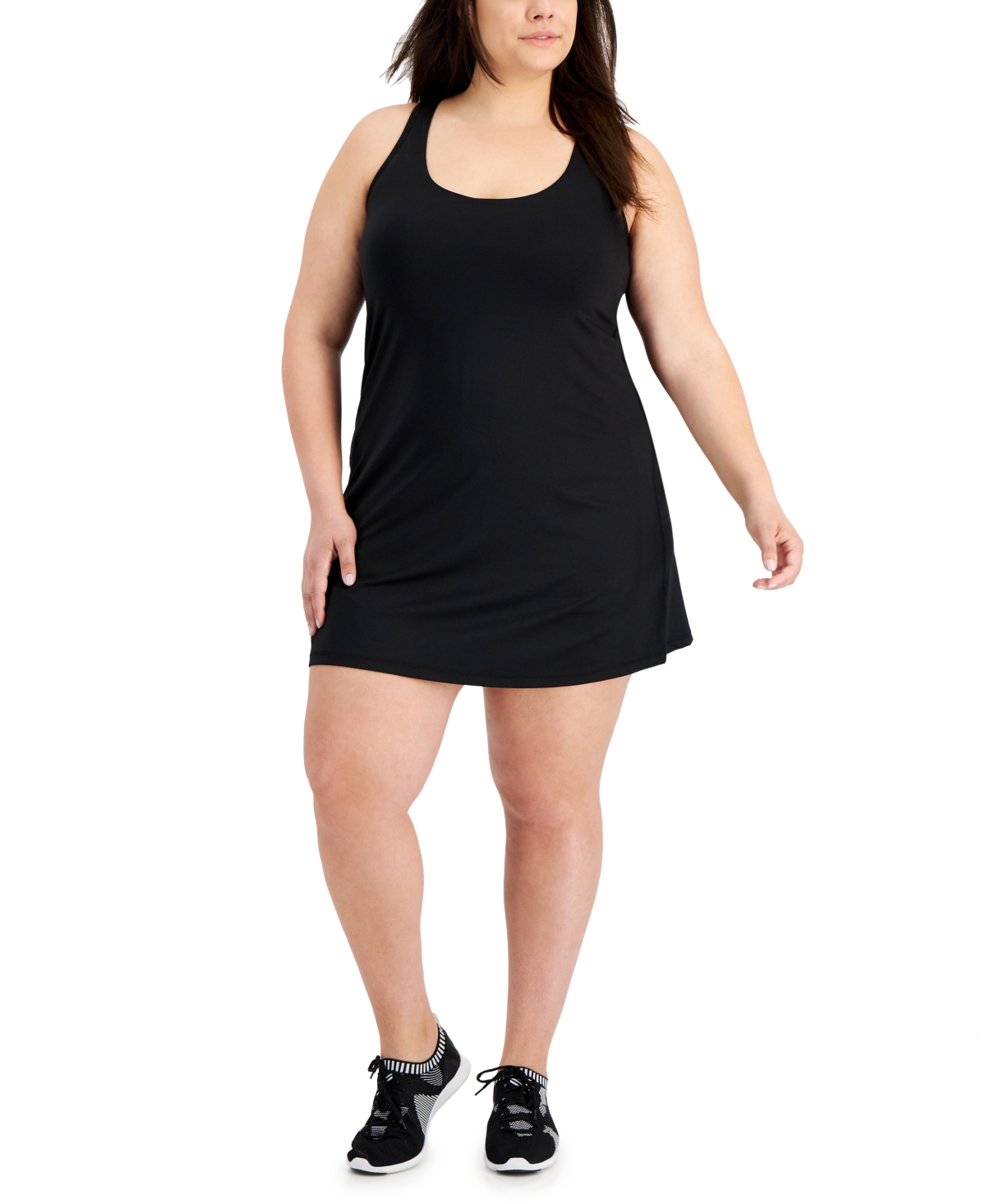 Id Ideology Plus Size Performance Dress, Created for Macy's