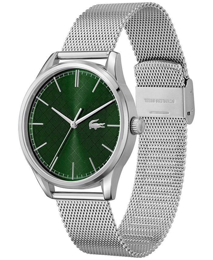 Lacoste Men's Vienna Stainless Steel Mesh Bracelet Watch 42mm Macy's