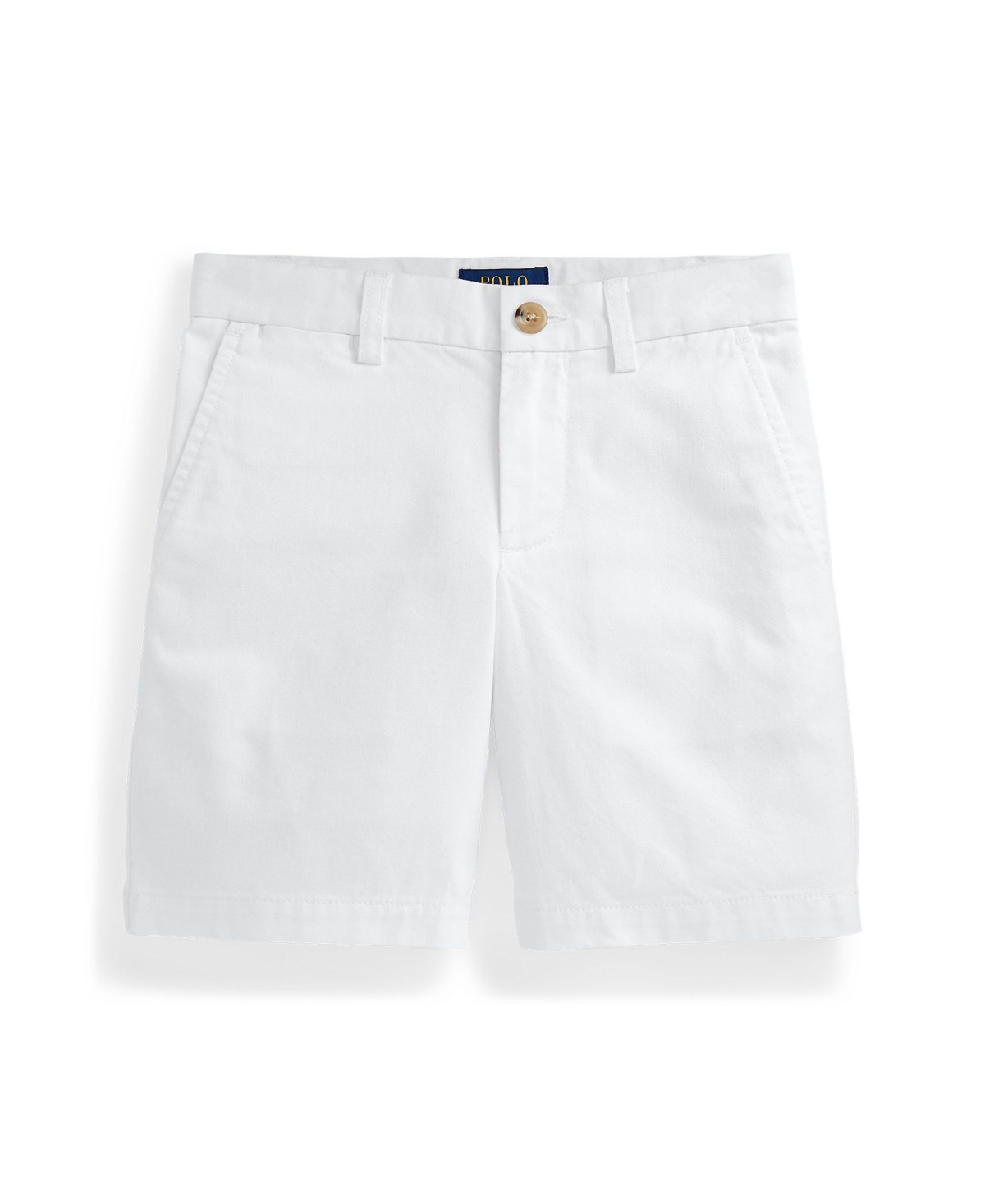 Polo Ralph Lauren Babies' Toddler And Little Boys Straight Fit Stretch Twill Short In White