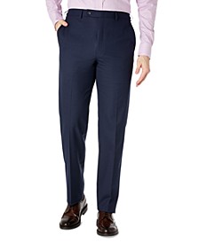 Men's Classic-Fit Solid Flat-Front Dress Pants 
