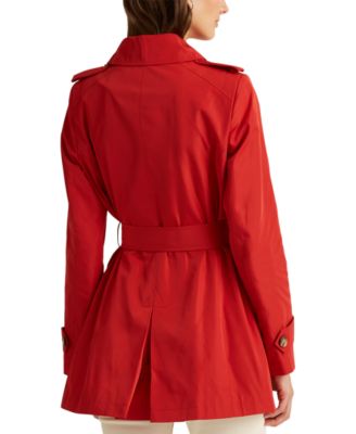 red trench coat macys