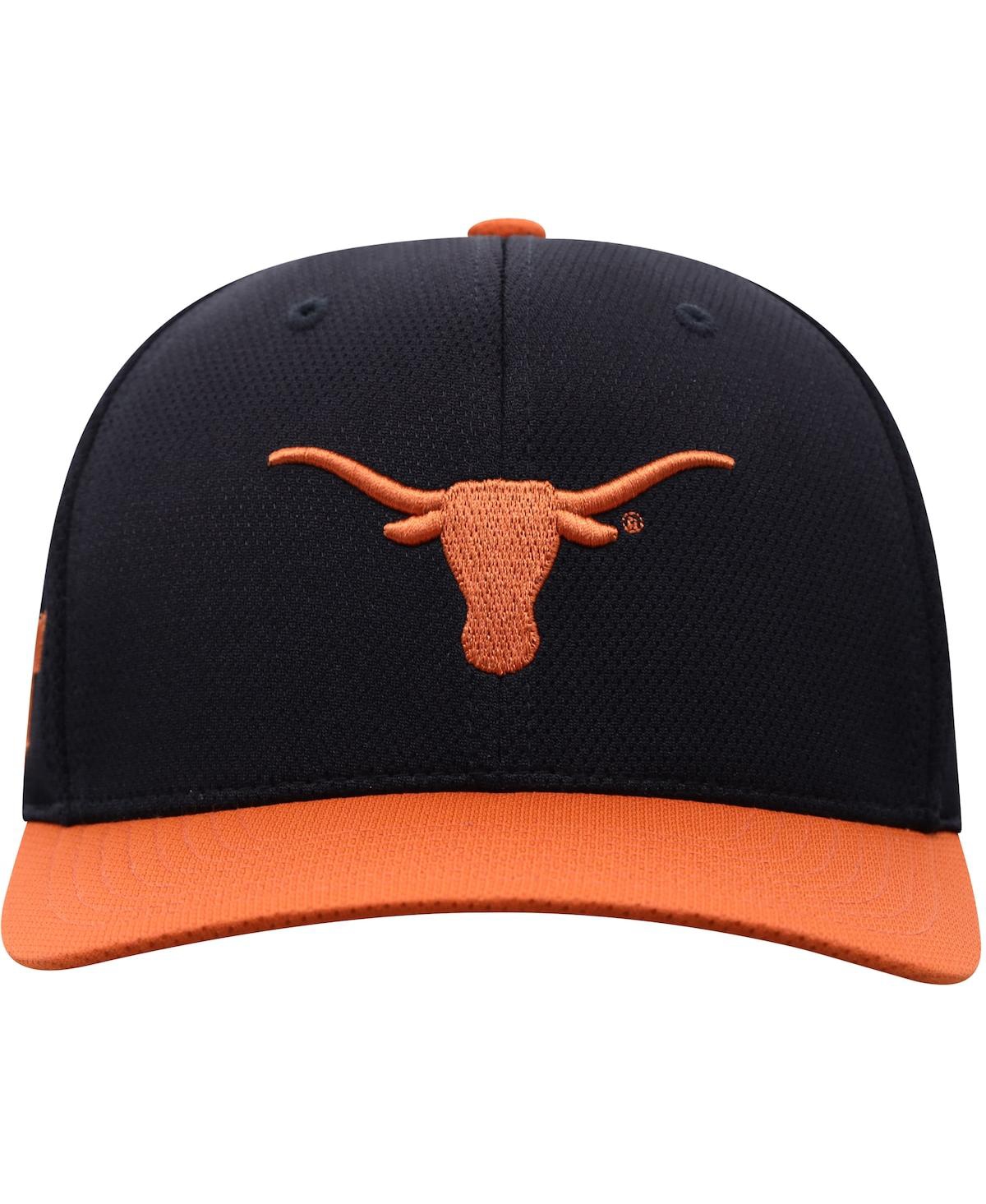 Men's Top of The World Texas Orange Texas Longhorns Two-Tone Reflex Hybrid Tech Flex Hat - Texas Orange