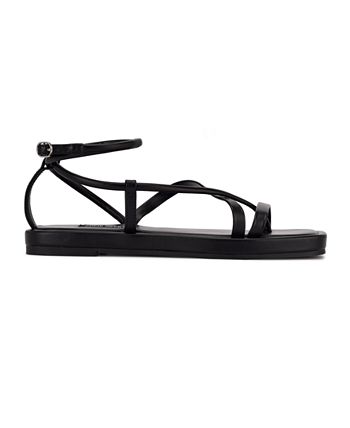waren strappy flat sandals