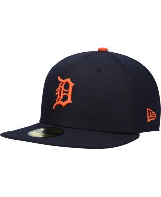 New Era Men's Navy Detroit Tigers Road Authentic Collection On-Field Logo 59FIFTY Fitted Hat