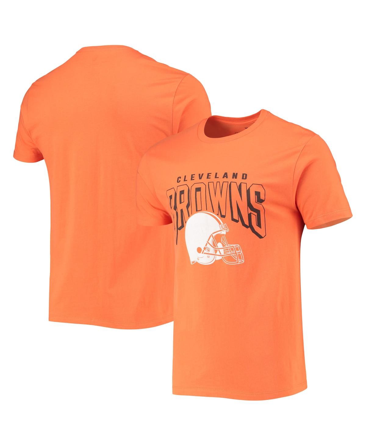 Men's Orange Cleveland Browns Bold Logo T-shirt - Orange