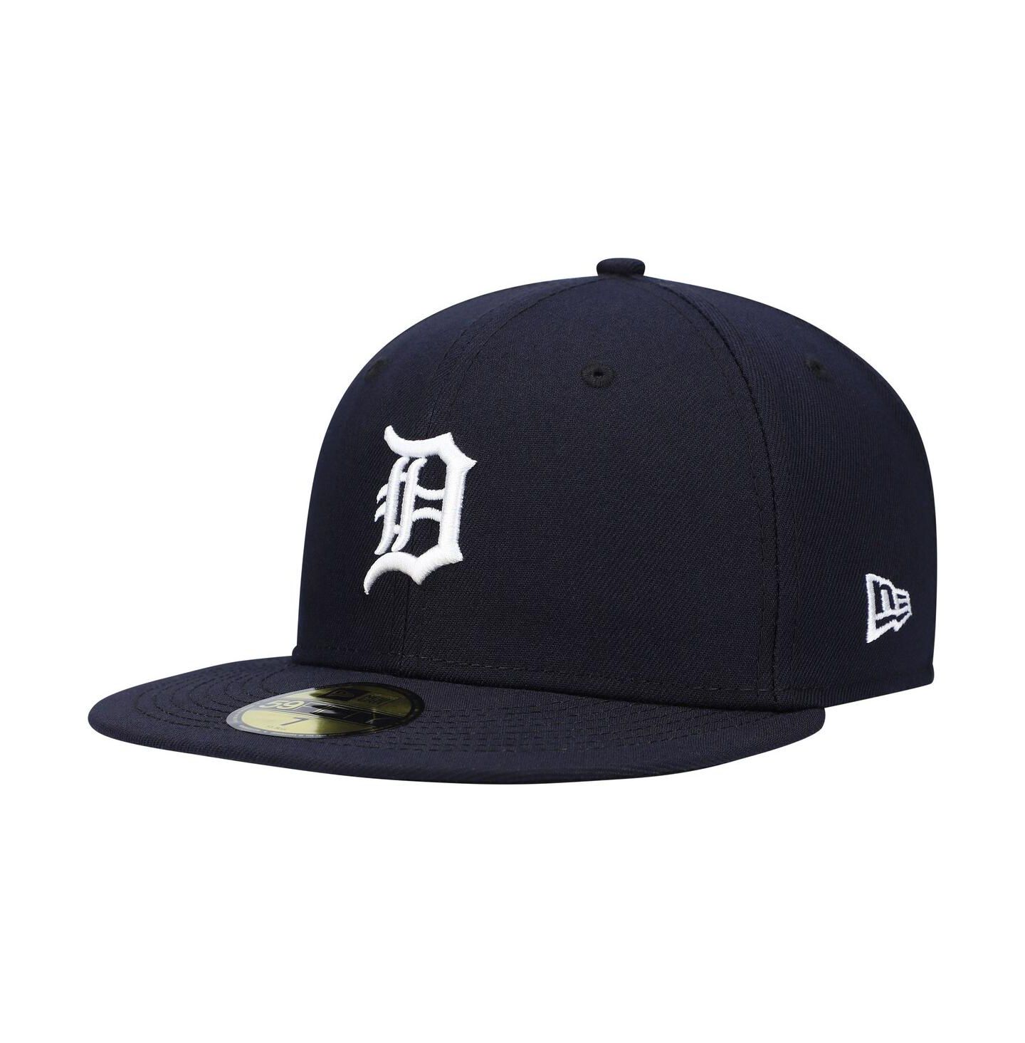 Мужская кепка New Era Navy Detroit Tigers Authentic Collection On-Field Home 59FIFTY Fitted Hat — фото 2