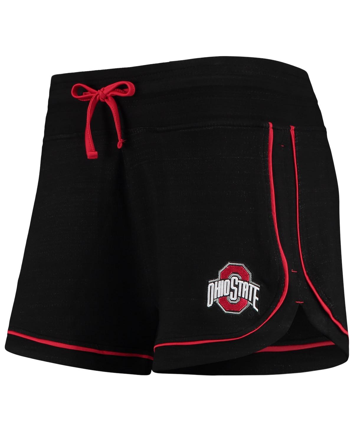 Women'sOhio State Buckeyes Lil Sebastian Shorts - Heathered Black