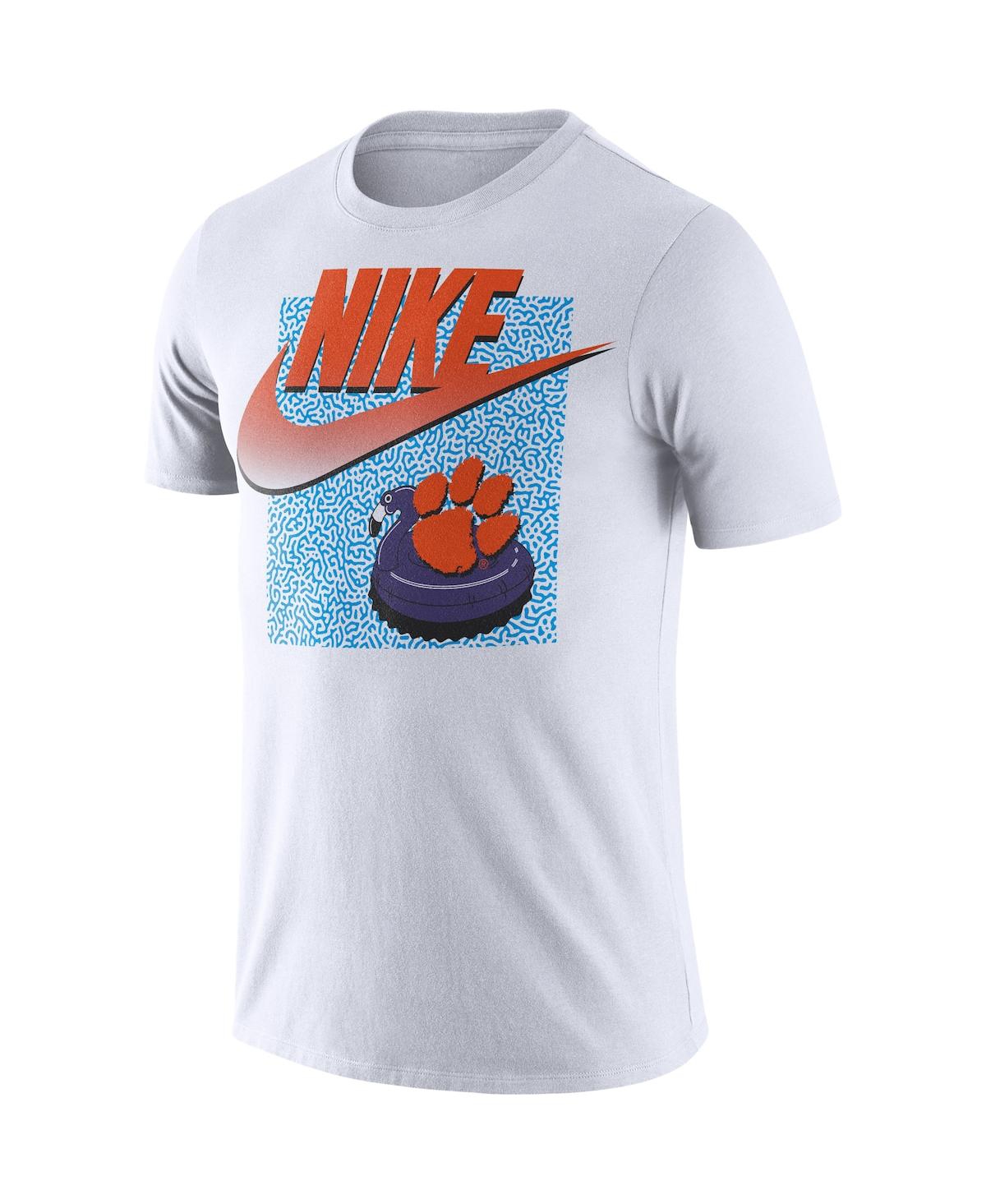 Men's NikeClemson Tigers Swoosh Spring Break T-shirt - White