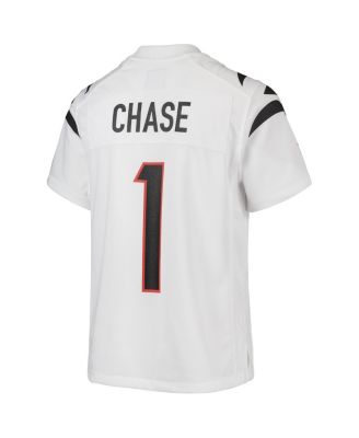 Big Boys Ja'Marr Chase Cincinnati Bengals Player Game Jersey