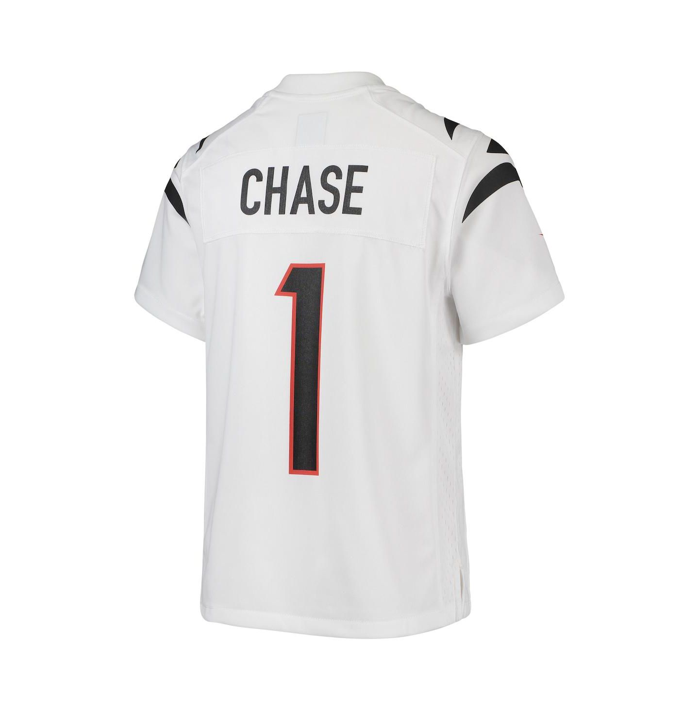 Детская игровая джерси Nike Ja'Marr Chase Cincinnati Bengals, цвет: Чёрный — фото 5