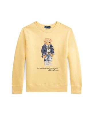 Big Boys Polo Bear Fleece Sweatshirt