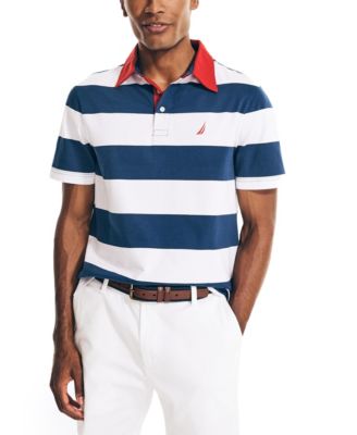 nautica striped polo