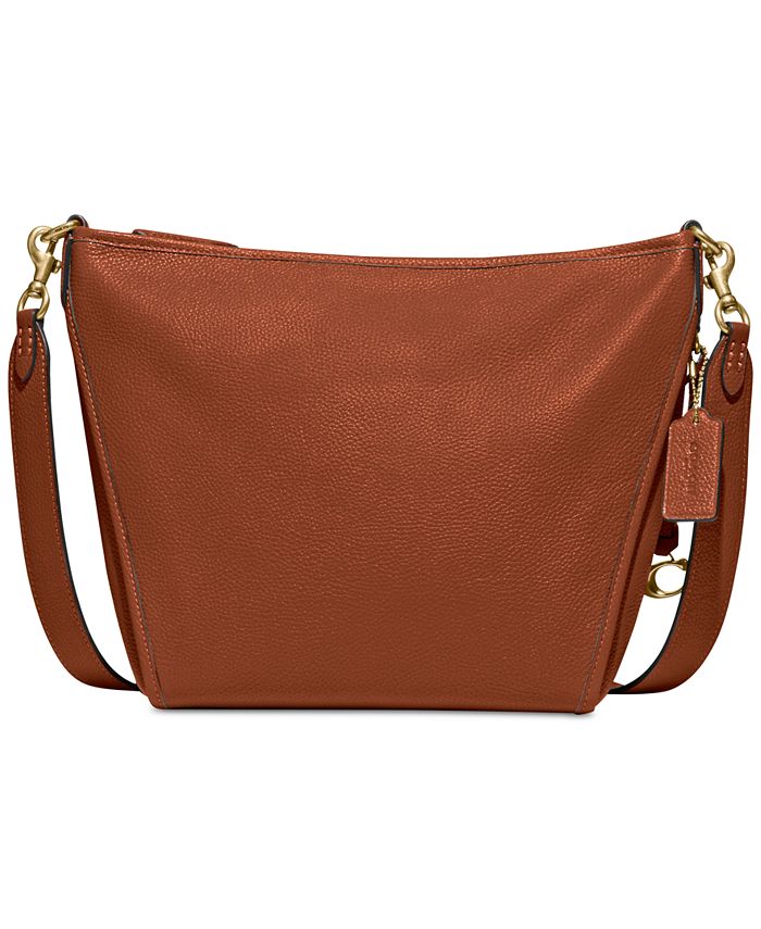COACH Pebble Leather Dufflette Bag & Reviews - Handbags & Accessories -  Macy's