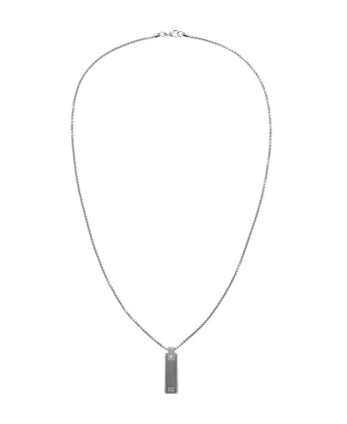 Tommy Hilfiger Men's Stainless Steel Necklace - Macy's