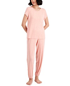 Short-Sleeve & Pants Pajama Set, Created for Macy's