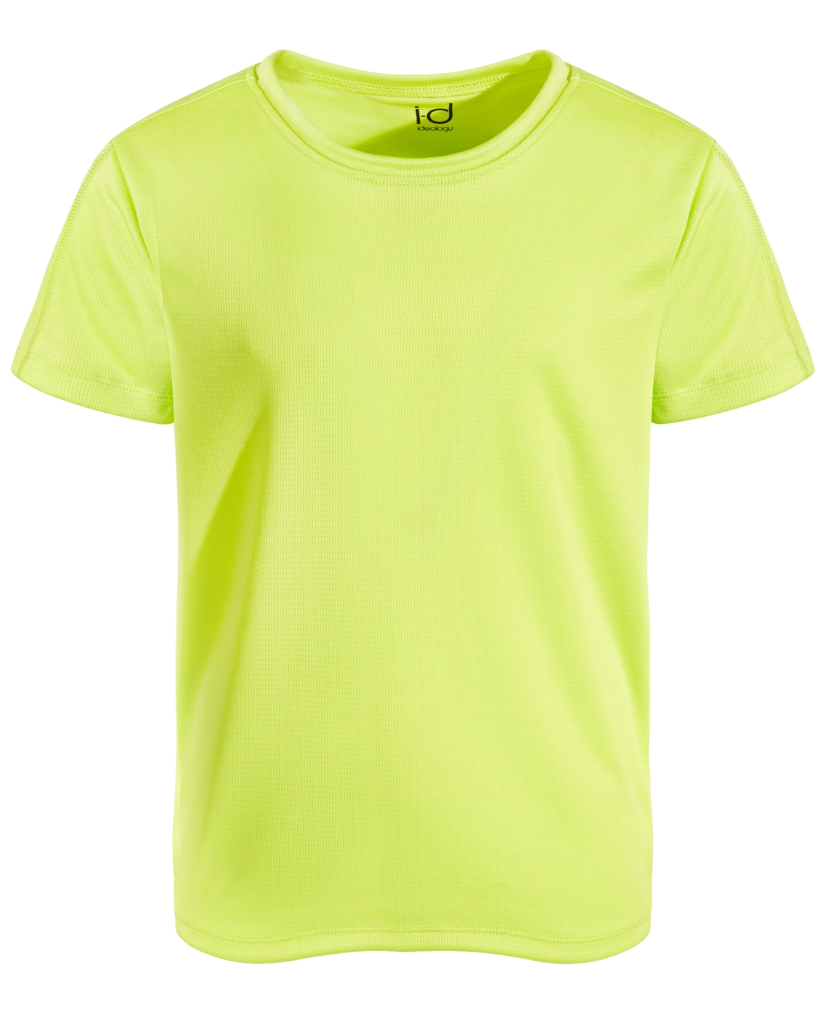 Id Ideology Kids' Big Boys Core Training Shirt, Created For Macy's In Lime Popsicle